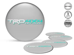 Toyota TRD Style Autocollant Bombé Logos Roue Premium